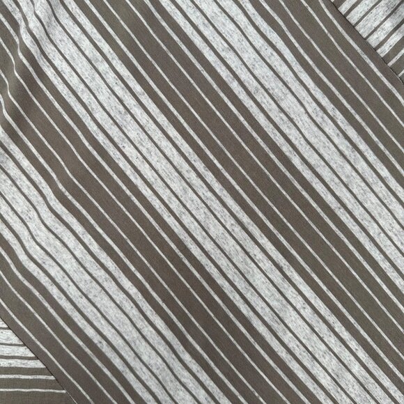 Chalet Womens  Brown & Gray Bamboo Blend Striped Maxi Skirt Size M - Picture 6 of 7